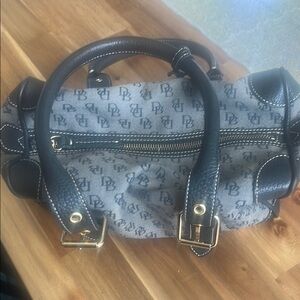Dooney & Bourke Black and Gray Satchel